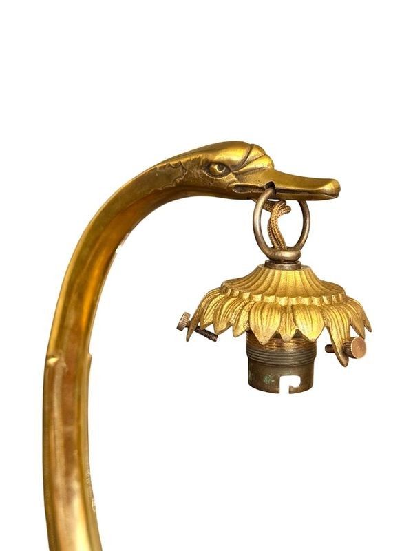 Daum Nancy Jugendstil-Lampe „Dahlias“