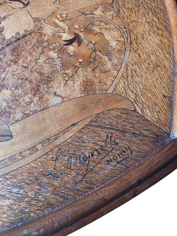 Louis Majorelle Guéridon Art Nouveau "Orchidées"