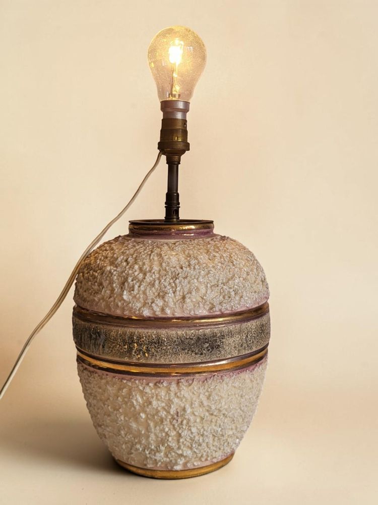 Ceramic lamp, Louis Dage, 1940s