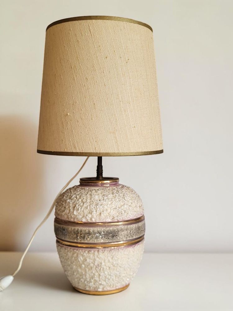 Ceramic lamp, Louis Dage, 1940s