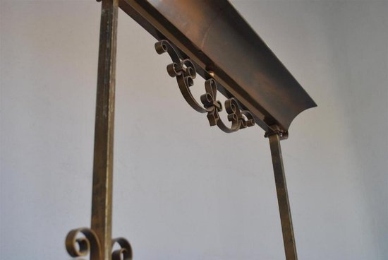 Lampadario in bronzo del 1940 Nello spirito di Subes