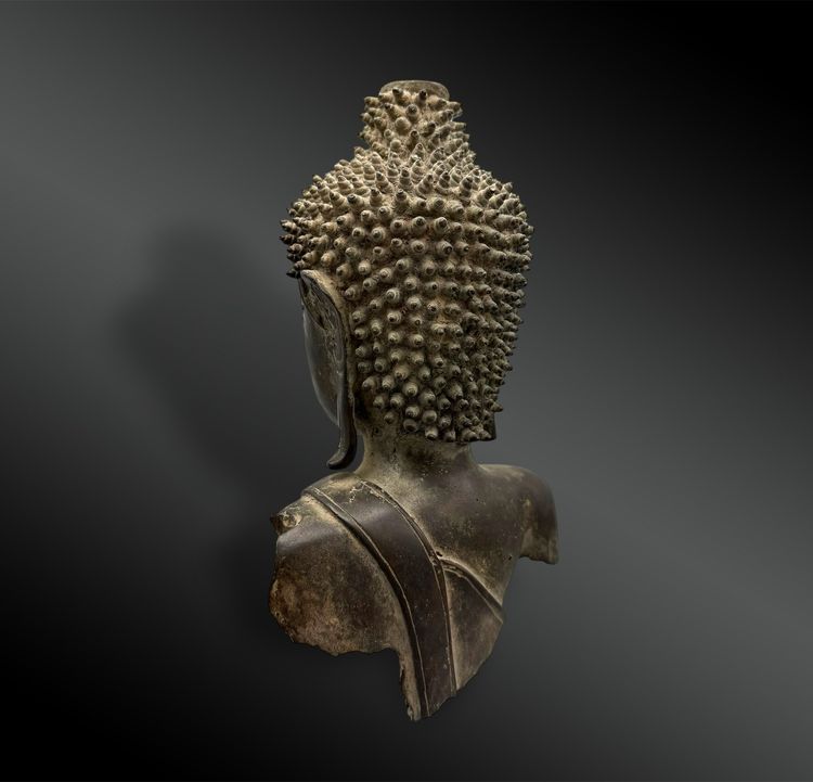 Ritratto a busto di Buddha - Laos? - XVII secolo?
