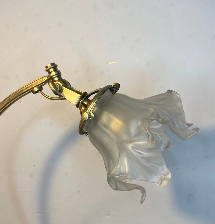 Jugendstil-Herzlampe von Auguste Delafontaine
