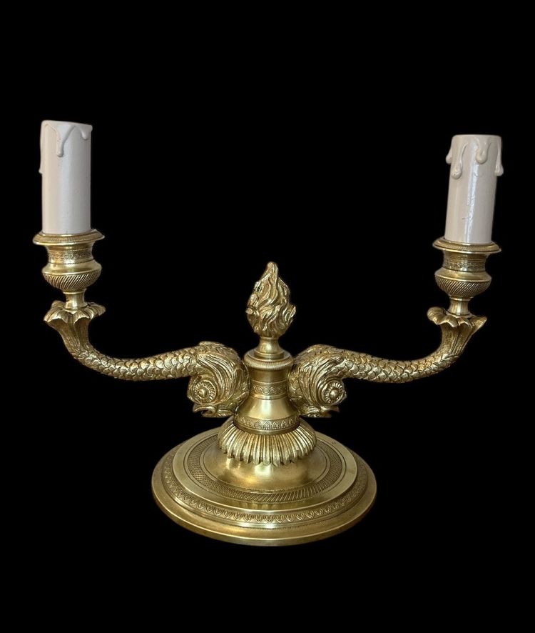 Pair of Louis XVI style lamps