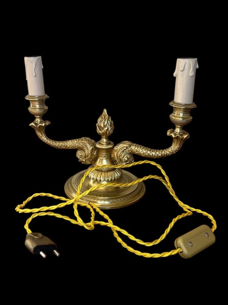 Pair of Louis XVI style lamps