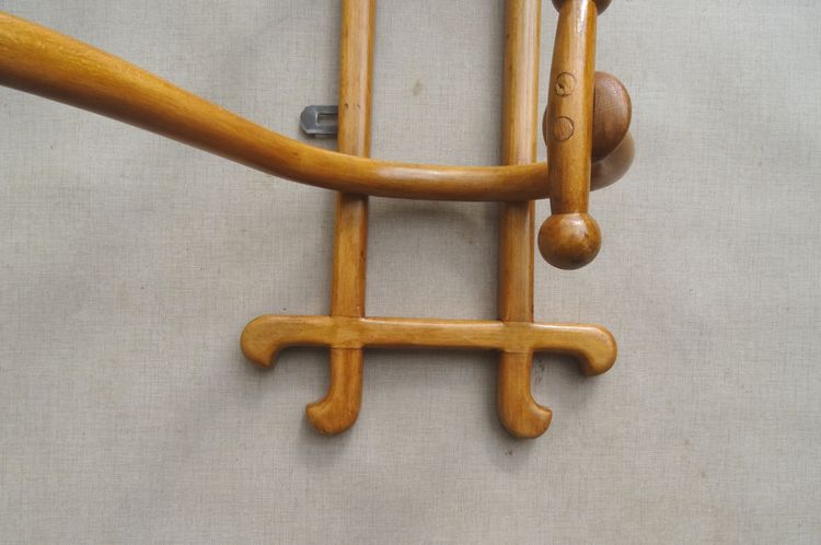 Appendiabiti da parete THONET a 5 curve, 1900 circa
