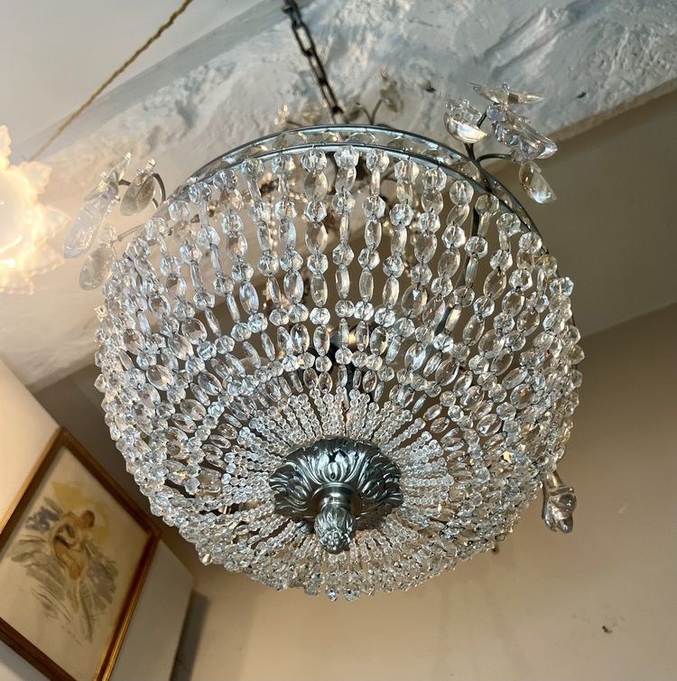 Korb-Kronleuchter im Louis-XVI-Stil