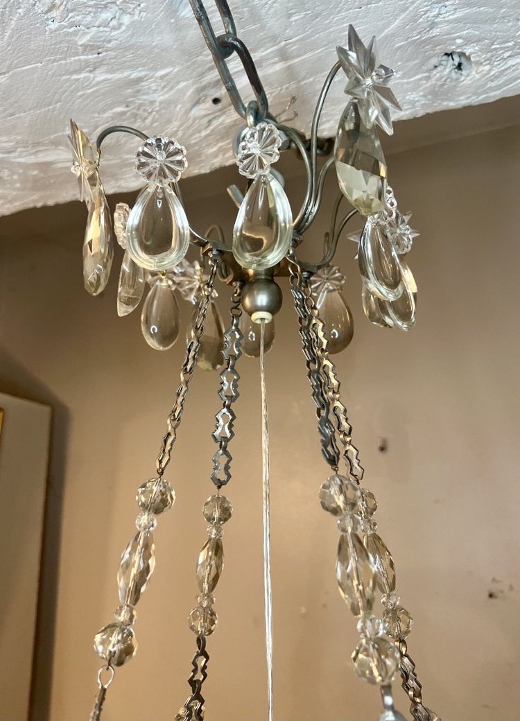 Korb-Kronleuchter im Louis-XVI-Stil