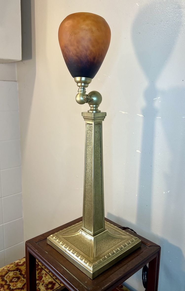 Schneider Art Nouveau Table Lamp