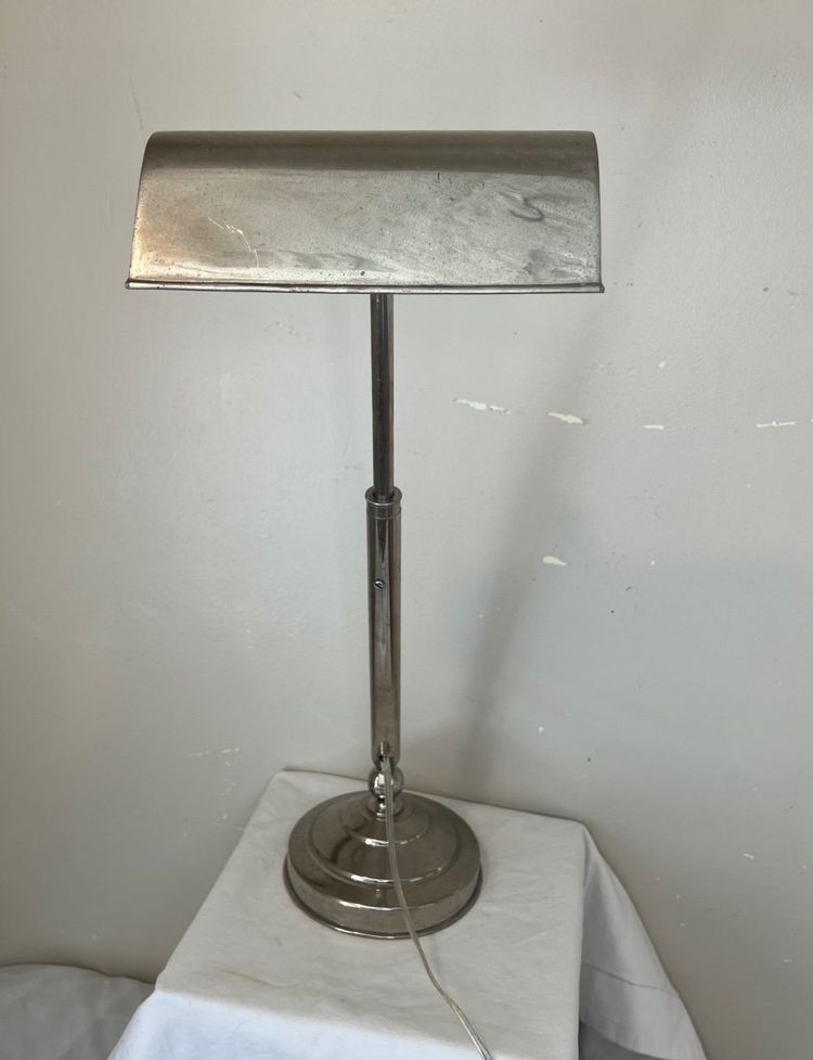 Art Deco Chrome Lamp