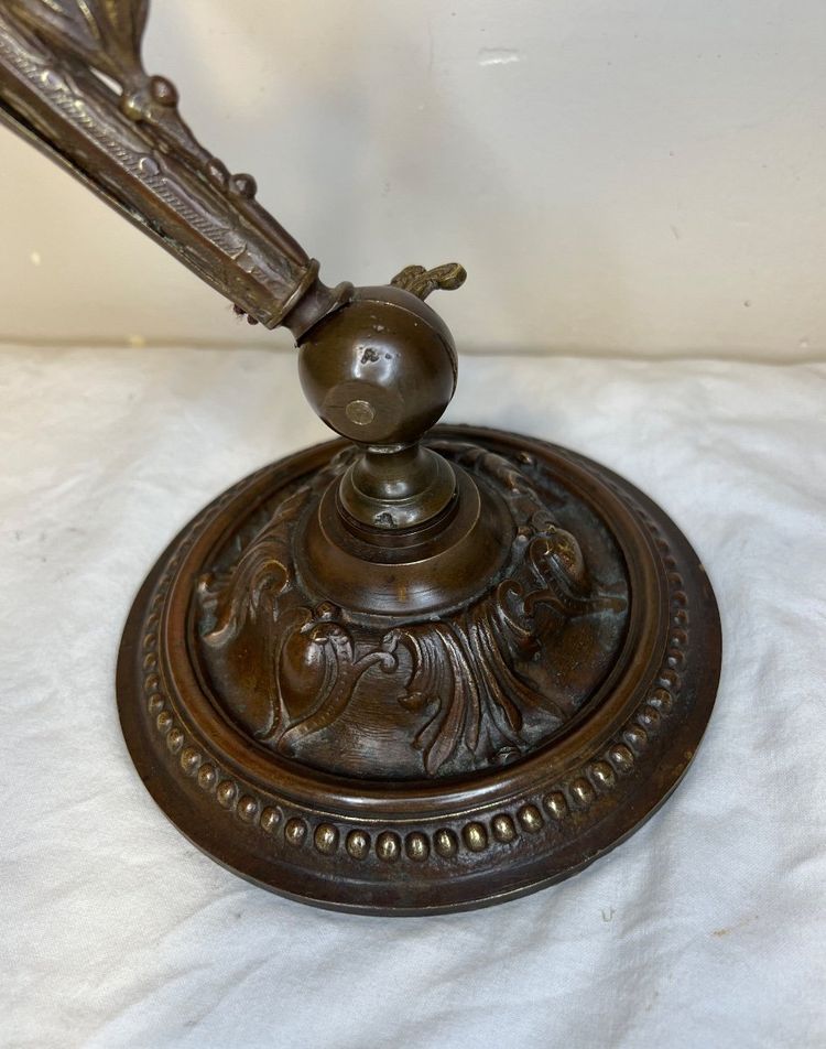 Antique-Finish Piano Lamp