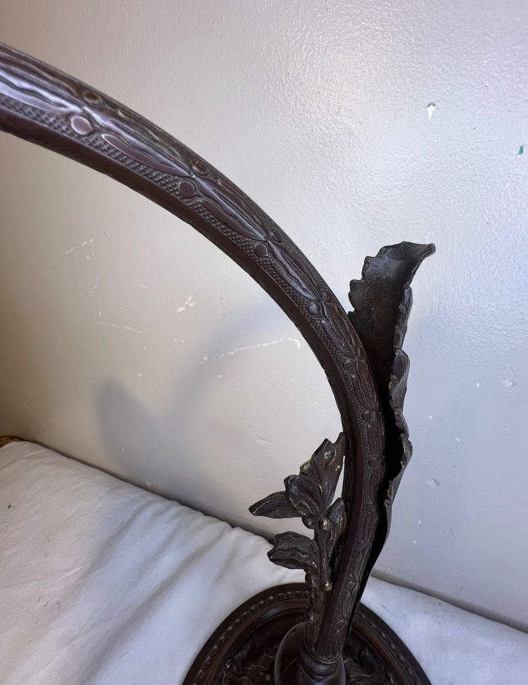 Antique-Finish Piano Lamp