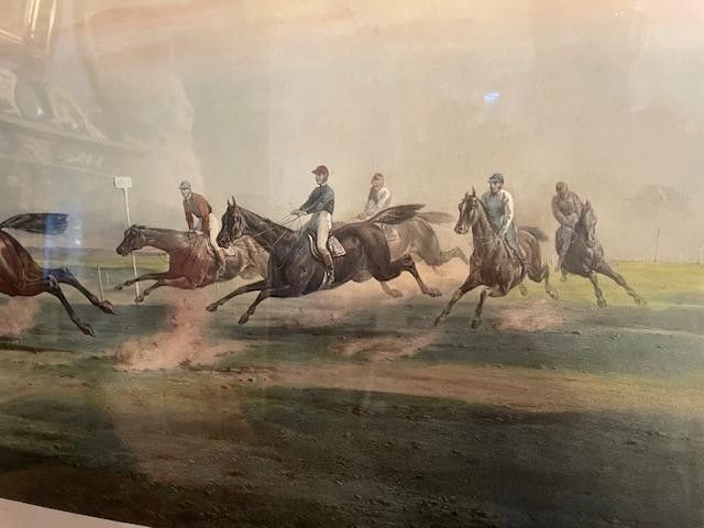 Grand prix de Paris , Importante gravure de 1866