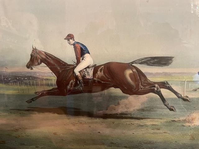 Grand prix de Paris , Importante gravure de 1866