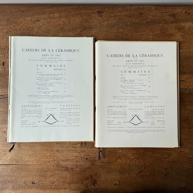 7 Notebooks on Ceramics and the Arts of Fire in a box