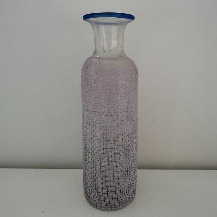Vase en verre soufflé Bertil Vallien pour Kosta Boda design scandinave années 70