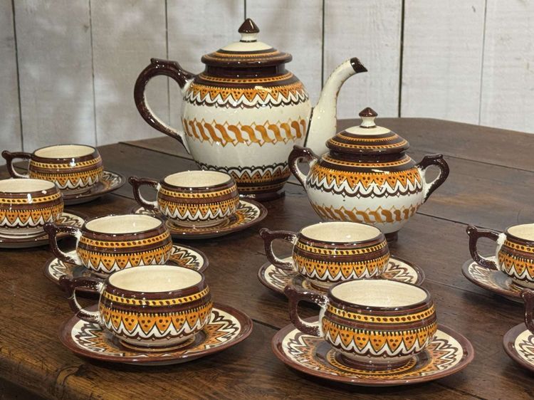 Service en faience de Quimper des années 1930-40