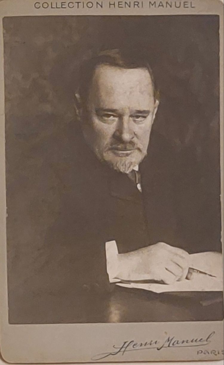 7 Celebrity Photographs by: Reutlinger, Nadar, Petit, Boyer, Manuel, and Van Bosch