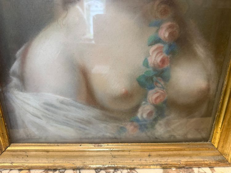 PORTRAIT FEMME AU PASTEL 