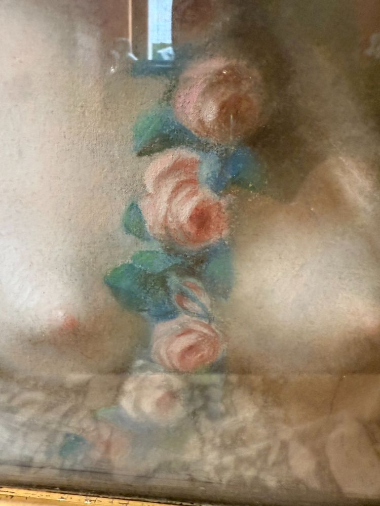 PORTRAIT FEMME AU PASTEL 