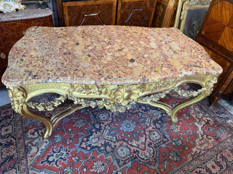 CONSOLE DE MILIEU D’APPARAT DE STYLE LOUIS XV