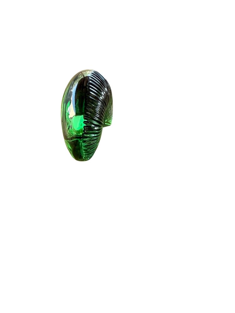Baccarat – Nautile en cristal vert émeraude