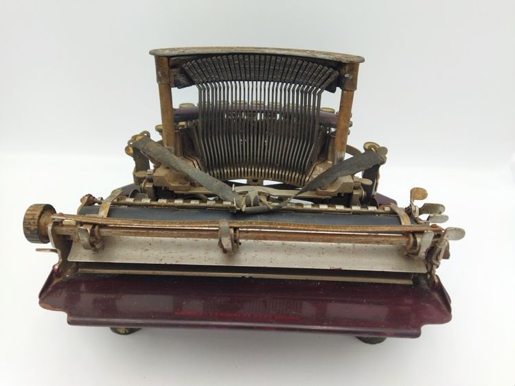 TYPO MANUFRANCE Antique Typewriter, Enameled Cast Iron, Early 20th Century Collection