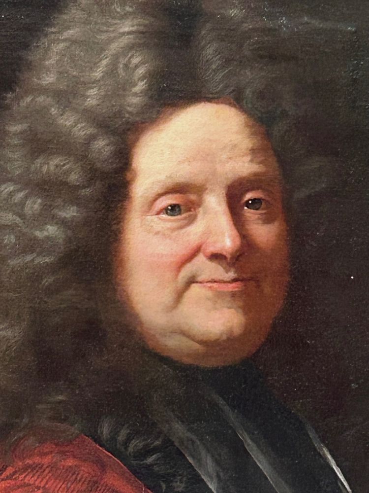 French School, 18th century, portrait of a magistrate, oil on canvas, H 83 cm