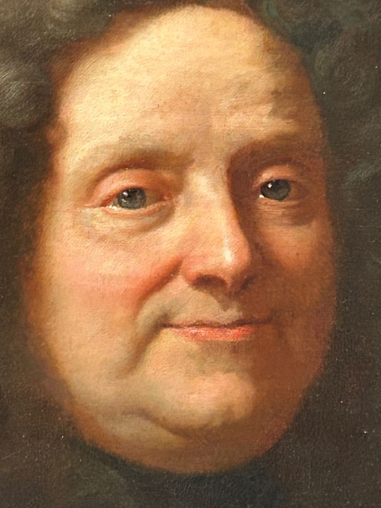 French School, 18th century, portrait of a magistrate, oil on canvas, H 83 cm