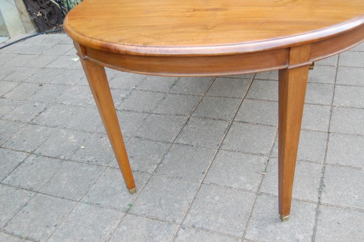 Napoleon III style walnut dining table, seats 12, with extensions