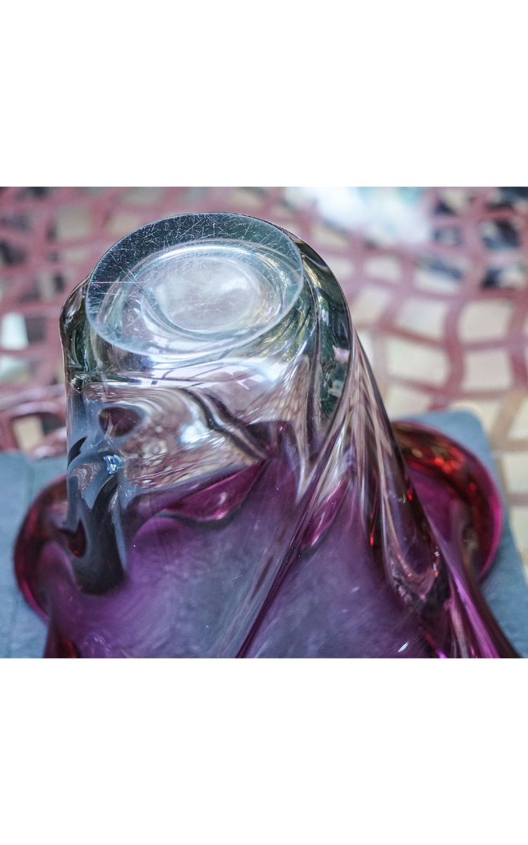 Murano vase, solid crystal