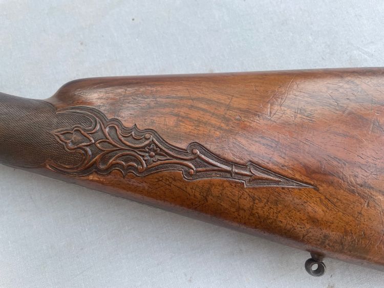 FUSIL DE CHASSE A PERCUSSION FINEMENT GRAVE