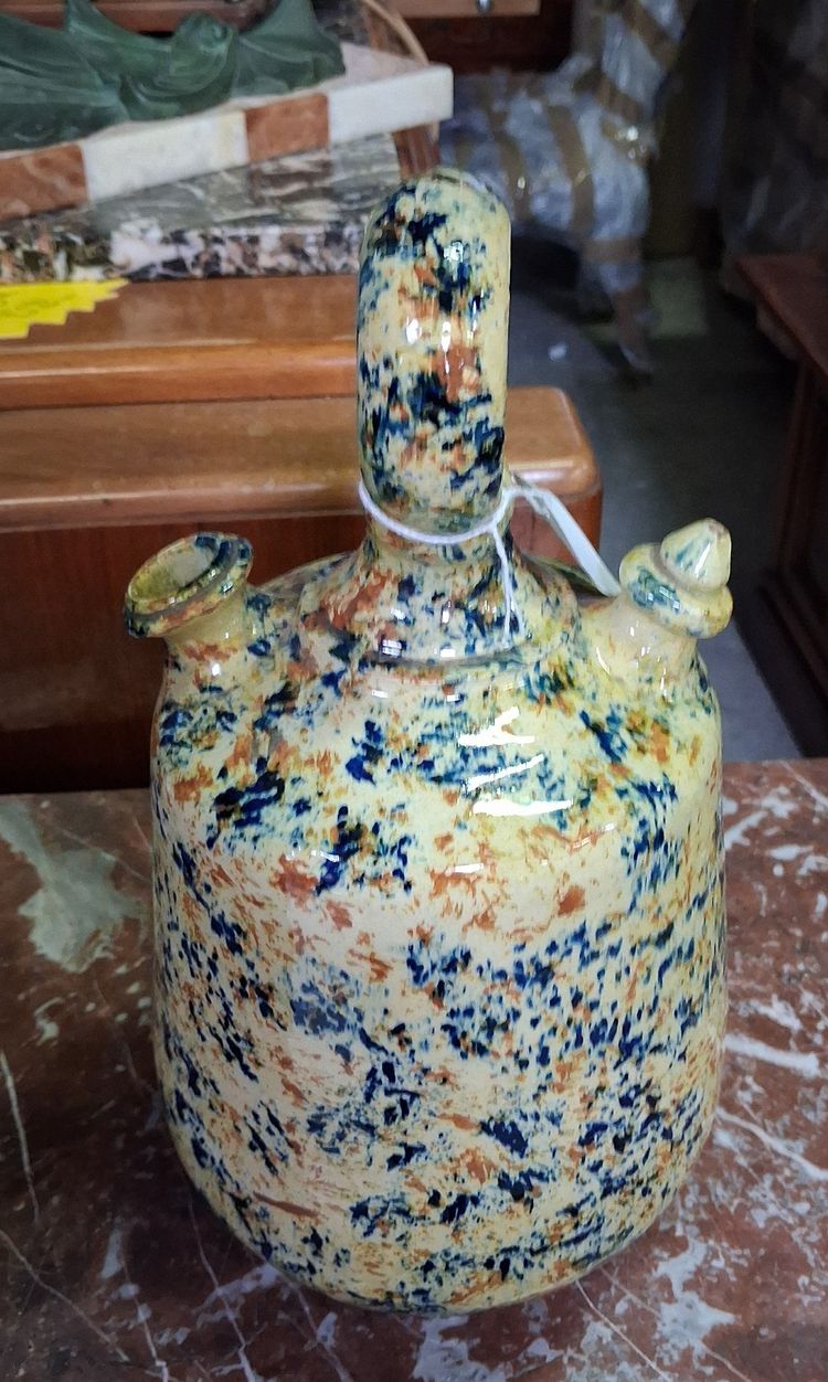 glazed ceramic water jug