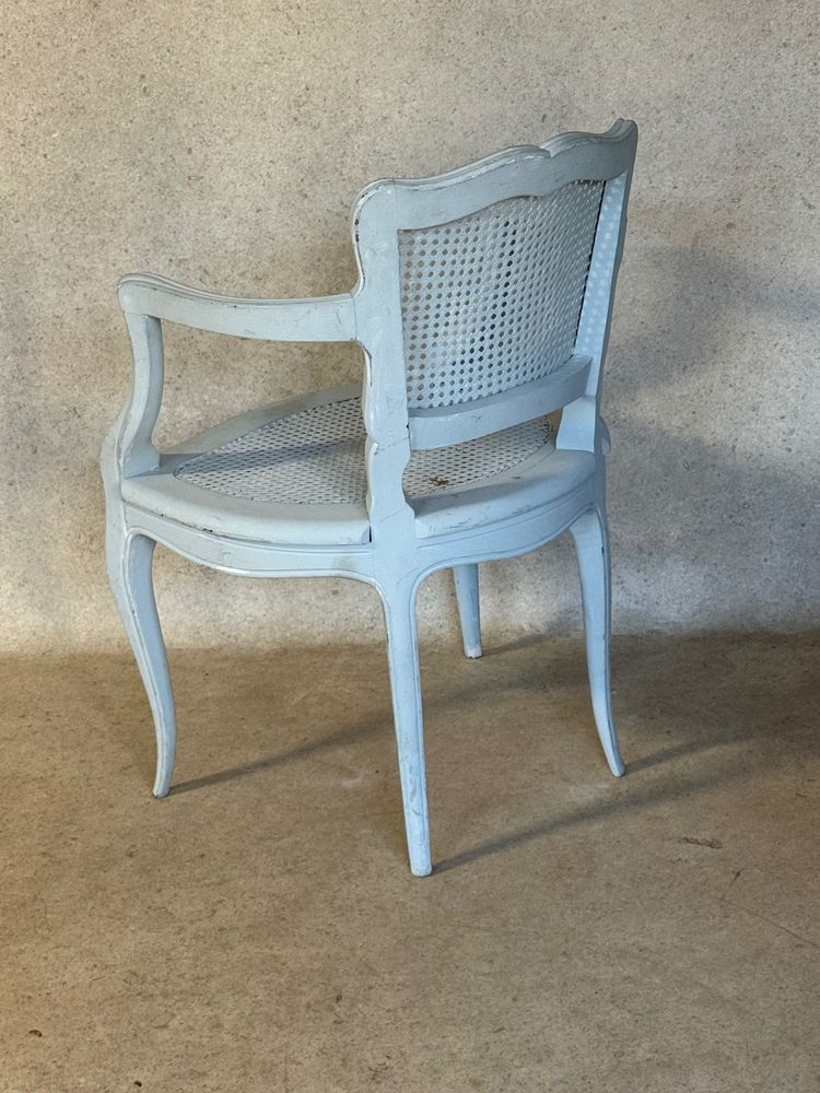 Blue armchair in the Louis XV style