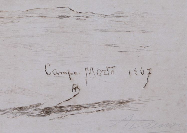 Antoine Bourlard, Büffel der römischen Landschaft