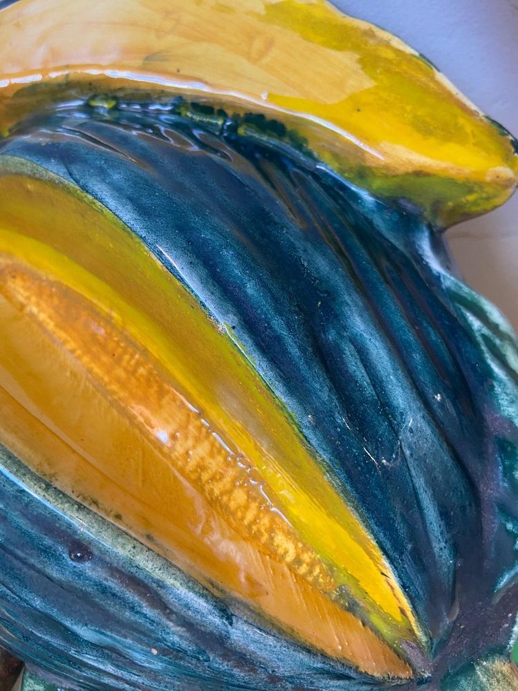 Ceramic Watermelon Trompe-l'oeil Pitcher, Spain, 1960