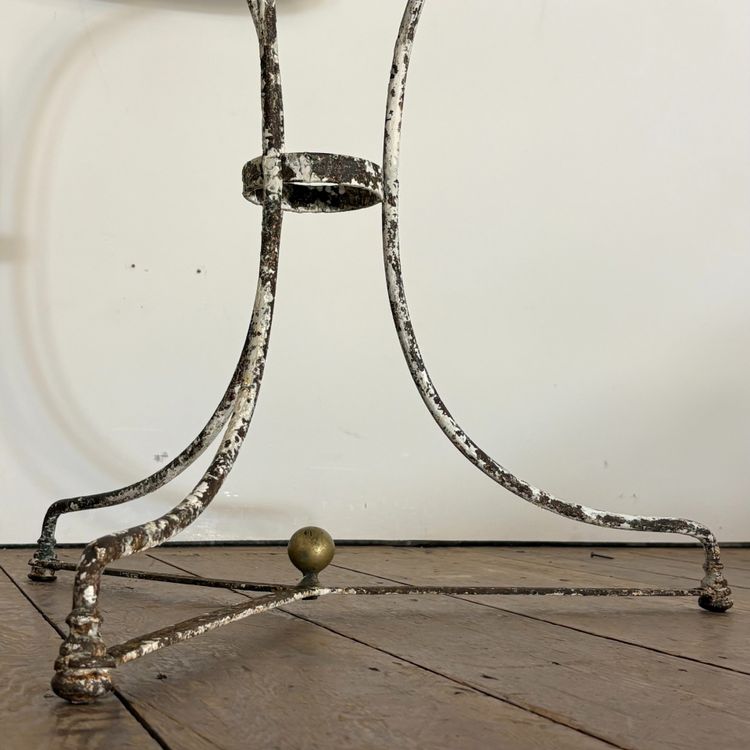 19th-century sheet metal side table