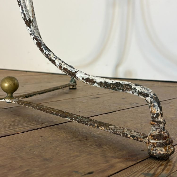 19th-century sheet metal side table