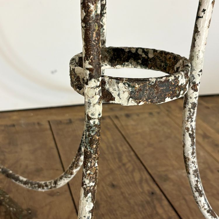 19th-century sheet metal side table