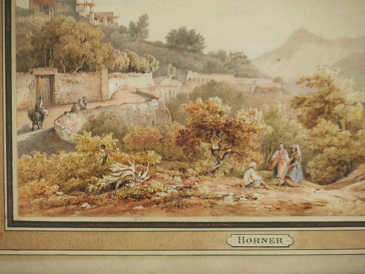 "Paysage de l'île d'Ischia "par Friedrich Horner