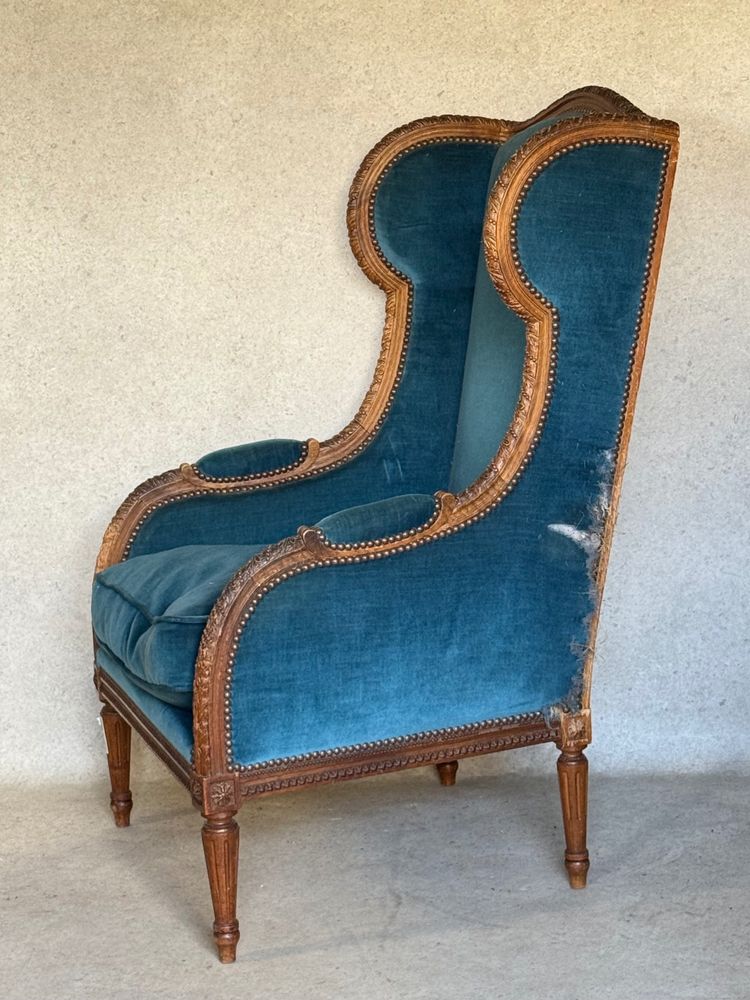 Carcasse de bergère de style Louis XVI