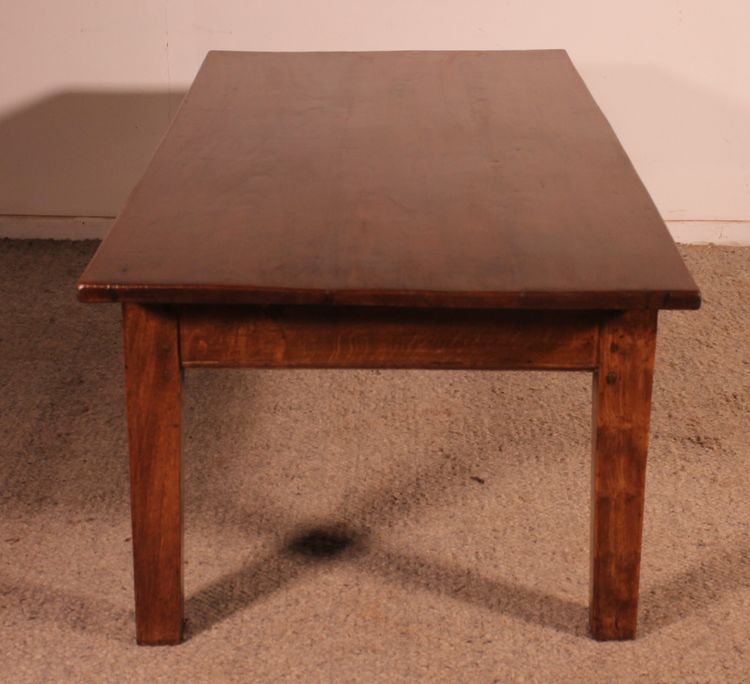Table Basse française En châtaignier-19° siècle