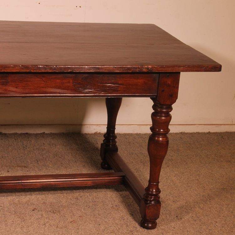 Louis XIII-style Dining Table—19th Century—netherlands
