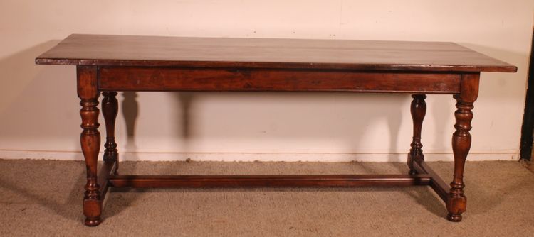 Louis XIII-style Dining Table—19th Century—netherlands