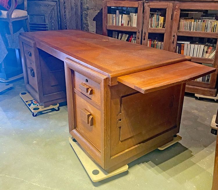 Charles Dudouyt, bedeutendes Art-déco-Büro, gestempelt, um 1930/1940 