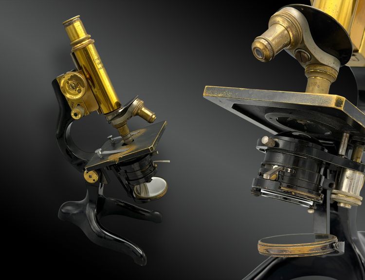 COFFRET MICROSCOPE ERNST LEITZ WETZLAR MODELE « STATIV IIb » N° 195394