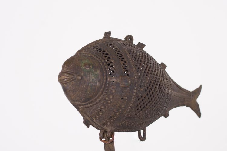Ensemble de trois coffrets "Poissons", Inde, vers 1900.