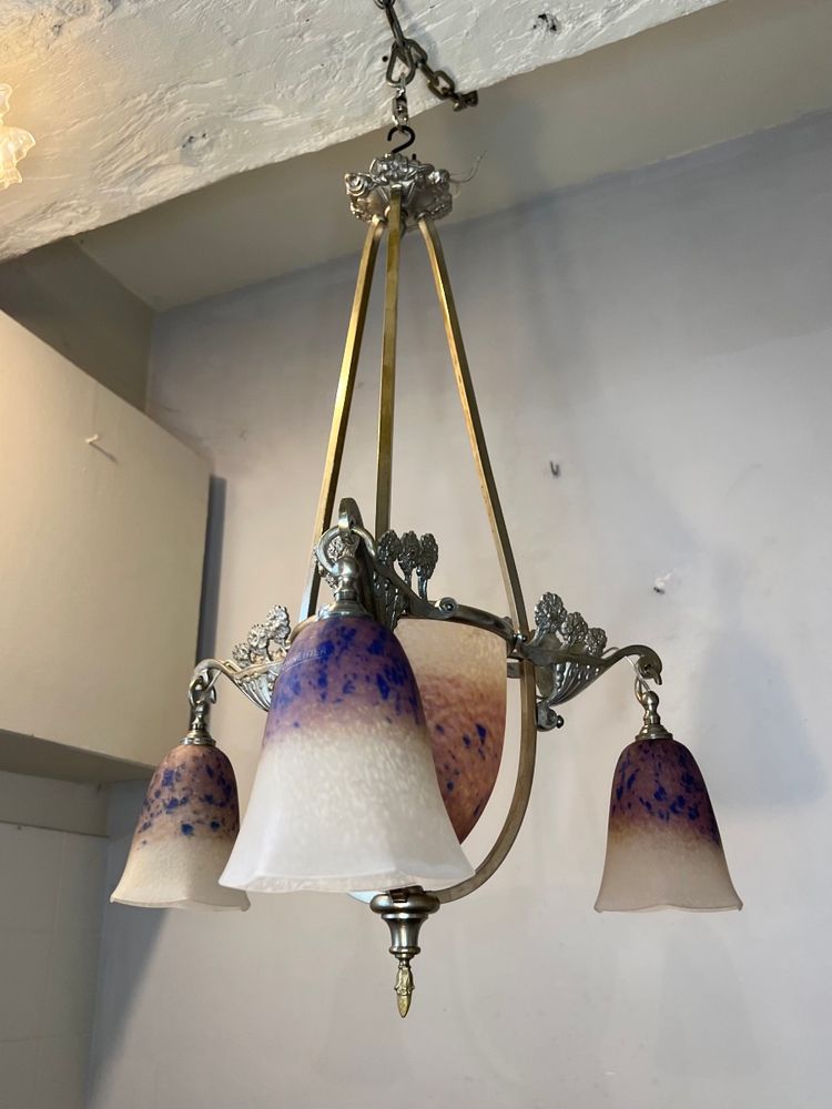 Lustre art déco Schneider