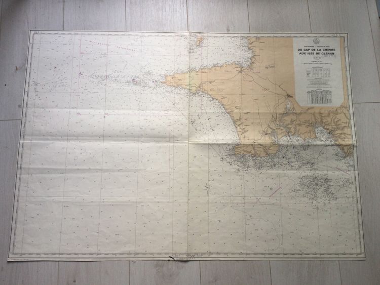 Nautical Chart: “From Cap de la Chèvre to the Glenan Islands”