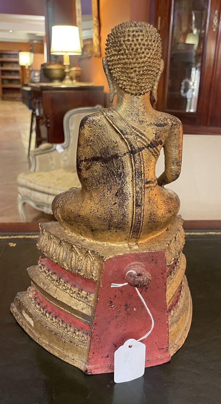 Bouddha bronze doré royaume Siam -19°siècle